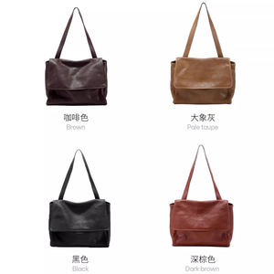 Bolso de Mano de Cuero Genuino para Mujer, Nuevo Modelo 2026, Piel de Vaca de Primera Capa, Estilo Retro, Gran Capacidad, para Viajes Diarios, Bandolera, Bolso Cruzado, Tipo Postal - Product Image 3