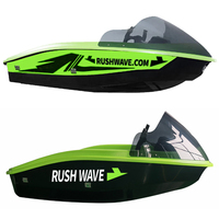 Bateau de course électrique personnalisable 2026 pour sports nautiques, 16 kW, haute vitesse, ASA, Jet Karting électrique
