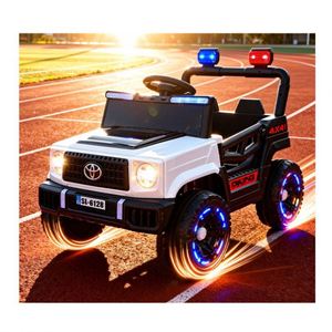 Kids Electric 4-<b>Wheel</b> Ride-On Car Dual 6V4Ah Motors Early Growth Phone Remote Steering <b>Wheel</b> MP3 Player Battery Durable PVC - Product Image 2