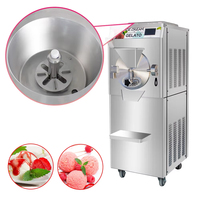 Machine à glaces italiennes commerciale à double bac, congélateur à gelato, congélateur à glaces dures