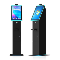 Sistema de Pago para Parques de Atracciones MHY de 23.6 Pulgadas, Impresora de Boletos, Kiosco con Reconocimiento Facial, Carcasa Metálica, Soporte SDK