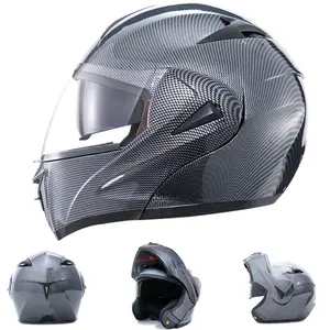 定制男女模块化摩托车碳纤维摩托车全面摩托车头盔