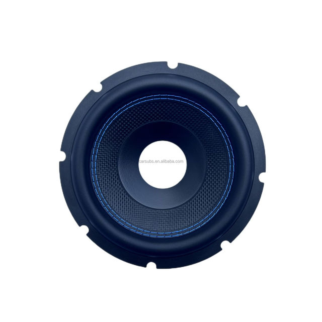 8 Inch Car Audio Subwoofer Speaker Carbon Fiber Cone Accessories Basket Car Stitch Paper Cone Assemble Spare Parts