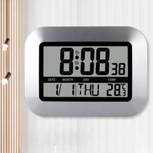 <span class=keywords><strong>Orologio</strong></span> da parete con display <span class=keywords><strong>digitale</strong></span> multifunzionale di grande schermo con termometro elettronico multifunzione - Product Image 5