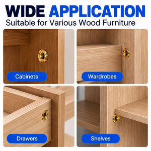 Wardrobe Wooden Board <b>M4</b> Expansion Insert Nut with <b>Screw</b> Removable Furniture Hinge Fastener for Cabinet - Product Image 3