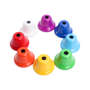 סט פעמוני מתכת חינוכיים בעלי 8 צלילים לילדים - צעצוע כלי נגינה - Product Image 5