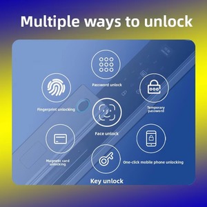 เครื่องจดจำใบหน้าด้วยตาแมว3D ระบบล็อคด้วยลายนิ้วมืออิเล็กทรอนิกส์กันขโมยอัจฉริยะระบบรหัสผ่านสำหรับใช้ในบ้าน - Product Image 4