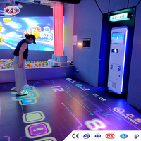 Solution de projection interactive avec récompenses, projecteur de sol mobile pour l'activation de la marque