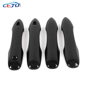 Nero lucido argento ABS Carbon Look coperture <span class=keywords><strong>per</strong></span> maniglie <span class=keywords><strong>per</strong></span> auto <span class=keywords><strong>per</strong></span> Toyota Daihatsu Altis Camry belladonna XV70 2018-2024 - Product Image 5