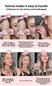 Diademas para Mujer, Rizador de Cabello sin Calor, Diseño Moderno, Moldeadores de Cabello sin Calor, Estilizador de Cabello DIY - Product Image 5