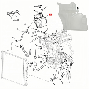 Depósito <span class=keywords><strong>de</strong></span> Refrigerante para Automóviles, Radiador <span class=keywords><strong>de</strong></span> Expansión 22948113 para Chevrolet Camaro Cadillac ATS CTS, Tanque <span class=keywords><strong>de</strong></span> <span class=keywords><strong>Anticongelante</strong></span> <span class=keywords><strong>de</strong></span> Retorno <span class=keywords><strong>de</strong></span> Expansión - Product Image 5