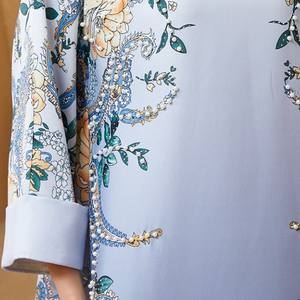 Robe de soirée élégante de luxe sur mesure de qualité supérieure, style longue abaya pour femmes musulmanes - Product Image 2