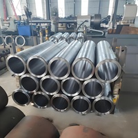 Tubo de acero sin costura de aleación estándar ASTM, certificado CE, con superficie raspada, para cilindros hidráulicos de excavadora, servicio de corte de barriles
