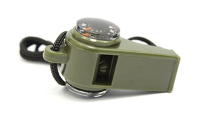 Silbato de Supervivencia Multifuncional 3 en 1 para Exteriores, con <span class=keywords><strong>Brújula</strong></span> y Termómetro, de ABS, para Senderismo, Camping y Árbitro, de Alto Decibelio - Product Image 2