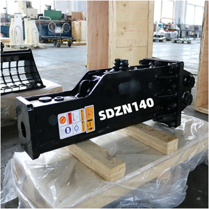 Brise-roche hydraulique silencieux de type boîte pour carrières minières, robuste, pour excavatrice de 18 à 26 tonnes avec système de lubrification automatique par graissage - Product Image 2