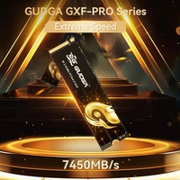 SSD GUDGA Extreme Speed M.2 NVMe PCIe 4.0 2280 512GB-2TB 7450MB/s Baca/6600MB/s Tulis Cangkang Plastik Garansi 5 Tahun