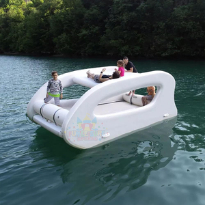 Extérieur Maison Gonflable Bateau <span class=keywords><strong>Île</strong></span> Flotteur Solaire Électrique Bateau Motomarine Perfect Lakes Bateau Gonflable Electrique - Product Image 4
