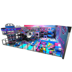 อุปกรณ์สนามเด็กเล่นในร่มแบบกำหนดเองของโปคิดโด ปราสาทสนุกสุดเหวี่ยง สไลเดอร์ในร่มแบบกำหนดเองพร้อมแทรมโพลีนสำหรับเด็ก - Product Image 1