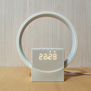 Nouvelle horloge-réveil à lumière d'aube avec son de bruit blanc, haut-parleur Bluetooth et sortie USB pour la décoration intérieure - Product Image 1