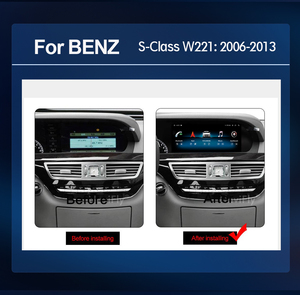 10.25 &quot;Android 14 Car DVD Player for Mercedes Benz <strong>S</strong>-Class W221 AutoRadio Car GPS Navigation Multimedia Carplay Screen 4G Wifi
