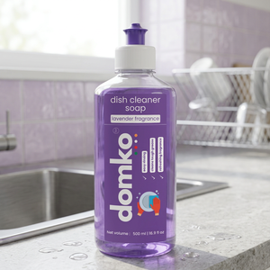 Domko Dish Cleaner Soap Lavender Fragrance 500ml Easy Rinsing Kitchen <b>Detergent</b> - Product Image 3