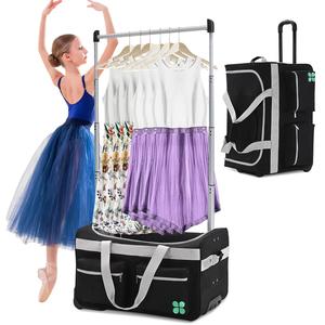 Free sample China-sourced foldable travel <b>luggage</b> bag with a large capacity, closet <b>trolley</b>, dance bag, and garment rack - Product Image 4