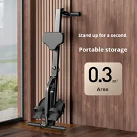 Rameur hydraulique silencieux pliable pour usage domestique transfrontalier - Équipement de fitness de 9,5 kg pour la perte de poids à domicile
