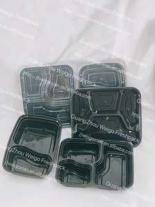 Vente chaude Emballage Micro-ondes Clair Sûr En Plastique Rectangle Jetable Biodégradable PP Récipient Alimentaire - Product Image 2