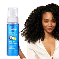 Mousse coiffante moussante à l'huile de coco et au beurre de karité pour boucles, tenue longue durée, volume et texture moelleuse