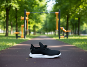 รองเท้าฟิตเนสแบบตาข่ายสำหรับทุกเพศ รุ่น 2072 พื้นรองเท้ายางสีดำ พื้นรองเท้าชั้นกลาง EVA - Product Image 2