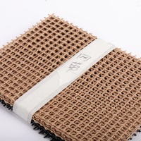 Bande transporteuse en maille de fibre de verre avec fil d'acier inoxydable recouvert de PTFE de qualité alimentaire 4*4mm, haute température, antiadhésive, pour sérigraphie et découpe
