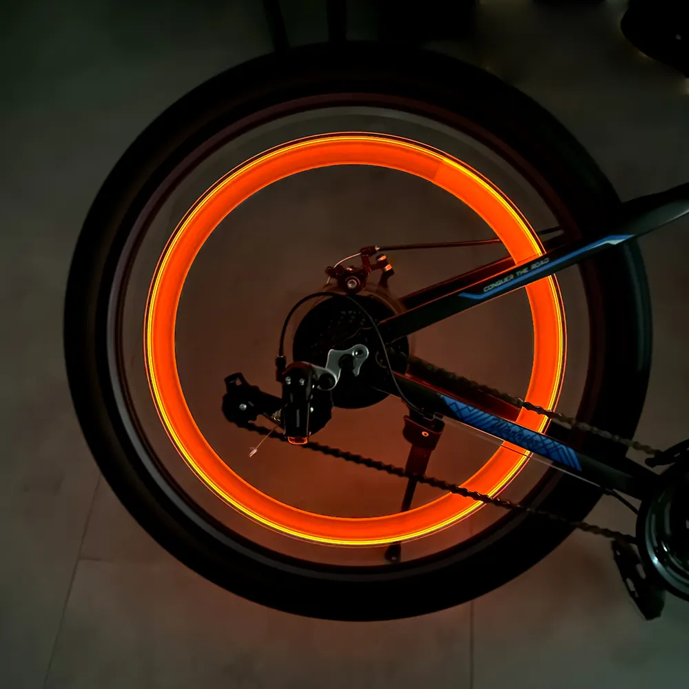 Colorful Bike Tyre Valve Lights Flashing LED Wheel Light For Car Bicycle Motorcycle IP65 Spokes Lamp LED Lights