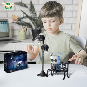 Blocchi di costruzione di assemblaggio di Halloween piccoli blocchi di particelle 370 pezzi cavi cavalieri set di blocchi di costruzione - Product Image 6