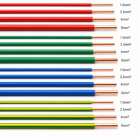 BV Kupferdraht 450/750V PVC-Isoliert Massiver Kupferleiter Elektrischer Draht 1,5mm 2,5mm 4mm 6mm 10mm Gebäudekabel Hausverdrahtung