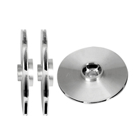 Pompa Air Sentrifugal Impeller Ganda Bahan Stainless Steel Tahan Lama