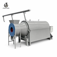 Grote capaciteit rotatiezanddroger, gasgestookte trommeldroger voor het drogen van silica, kwarts en rivierzand.