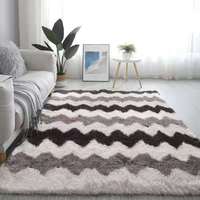 Dropshipping Tapis chinois bon marché Tapis moelleux de style INS moderne Tapis de porte de salon de maison Tapis de chambre à coucher Tapis à poils longs et doux