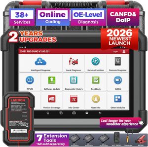 LAUNCH X431 <span class=keywords><strong>PRO</strong></span> DYNO อัปเดตฟรี 2 ปี รองรับ CAN FD/DoIP/FCA SGW ควบคุมแบบสองทิศทาง เครื่องมือวินิจฉัยรถยนต์ อ่านโค้ด OBD - Product Image 1