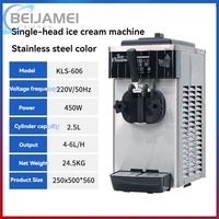 Machine à crème glacée commerciale à haute production avec 3 saveurs de gelato et de crème glacée molle pour les magasins d'alimentation