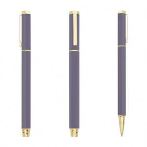 Stylos à bille hexagonaux en métal, plusieurs couleurs, design hexagonal, clip doré, cadeau promotionnel d'entreprise, stylo à bille avec logo personnalisé - Product Image 5