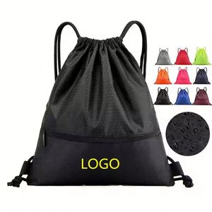 Bolsas Personalizadas 210D/420D con Logotipo, Bolsa de Poliéster, Mochila Deportiva con Cordón para Exteriores - Product Image 2