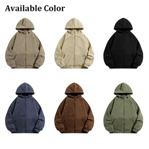 <span class=keywords><strong>Sweat</strong></span>-shirt à capuche <span class=keywords><strong>Sherpa</strong></span> personnalisé 400 GSM pour homme, col rabattu, fermeture éclair <span class=keywords><strong>1</strong></span>/4, molleton unisexe vierge style streetwear - Product Image 3