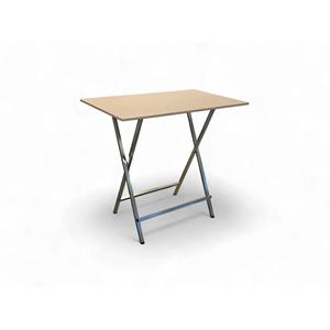 Tavolo Alto "Sky" Larghezza Pannello Multistrato 120 x 75 cm Naturale - Product Image 1