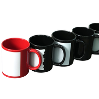 Hot & Cool Sublimation Tasses en céramique Latte Couple Pâques Tasses Café Voyage Tasse Logo personnalisé Impression Boîte d'emballage