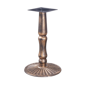 Metal <b>Table</b> <b>Leg</b> Square Industrial Design Durable Restaurant <b>Table</b> Support Antique Finish - Product Image 4