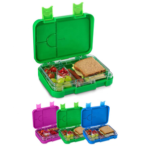 Boîte à lunch en tritan de qualité supérieure avec compartiment personnalisé <span class=keywords><strong>Bento</strong></span> Go to Easy Locheras pour l'école - Product Image 3