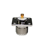 Conector Coaxial UHF-KF de Alta Calidad a Precio de Fábrica, Conector Hembra con Brida, Conector UHF