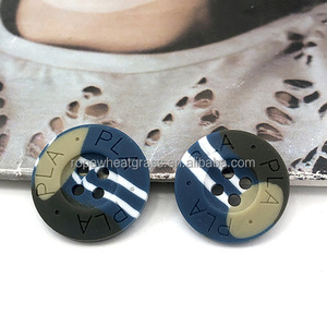 Biểu Tượng Tùy Chỉnh 30Mm Nút Màu Đen Lớn Nhựa Nút Cho Tự Làm May May Thủ Công May Áo Khoác Quần Áo - Product Image 5