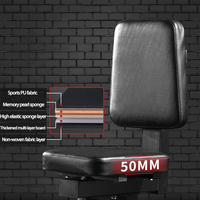 Vente chaude Commercial Épaule Pousser Chaise Fitness Chaise Fitness Angle Droit Banc Presse Haltère Banc Triceps Formation