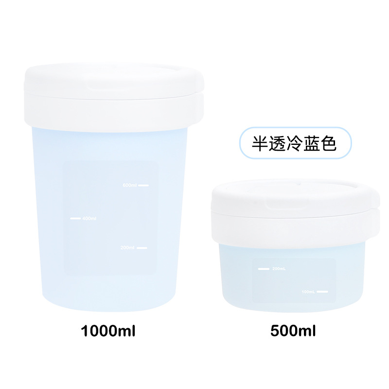 Bleu froid semi-transparent